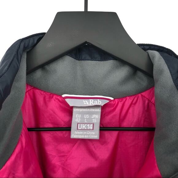 RAB Women's Xenon X Vest Navy Blue Pink L - Picture 5 of 8